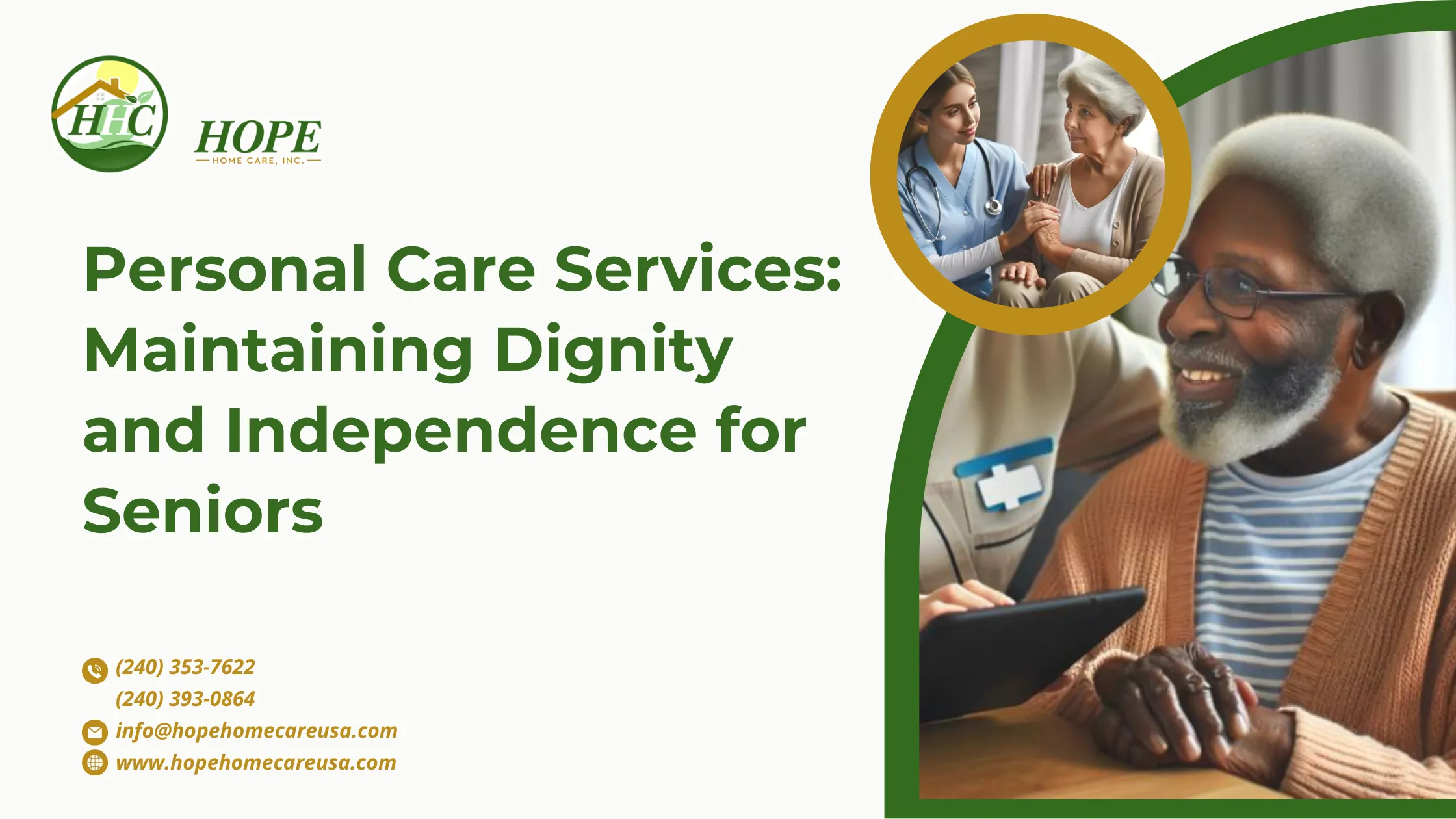 Personal Care Services: Maintaining Dignity and Independence for Seniors