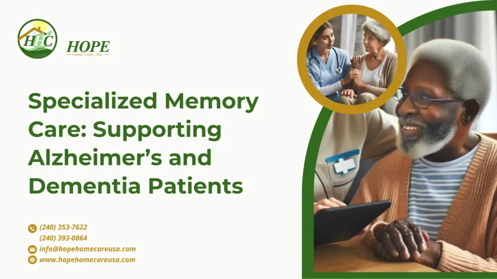 Specialized Memory Care Supporting Alzheimer’s and Dementia Patients